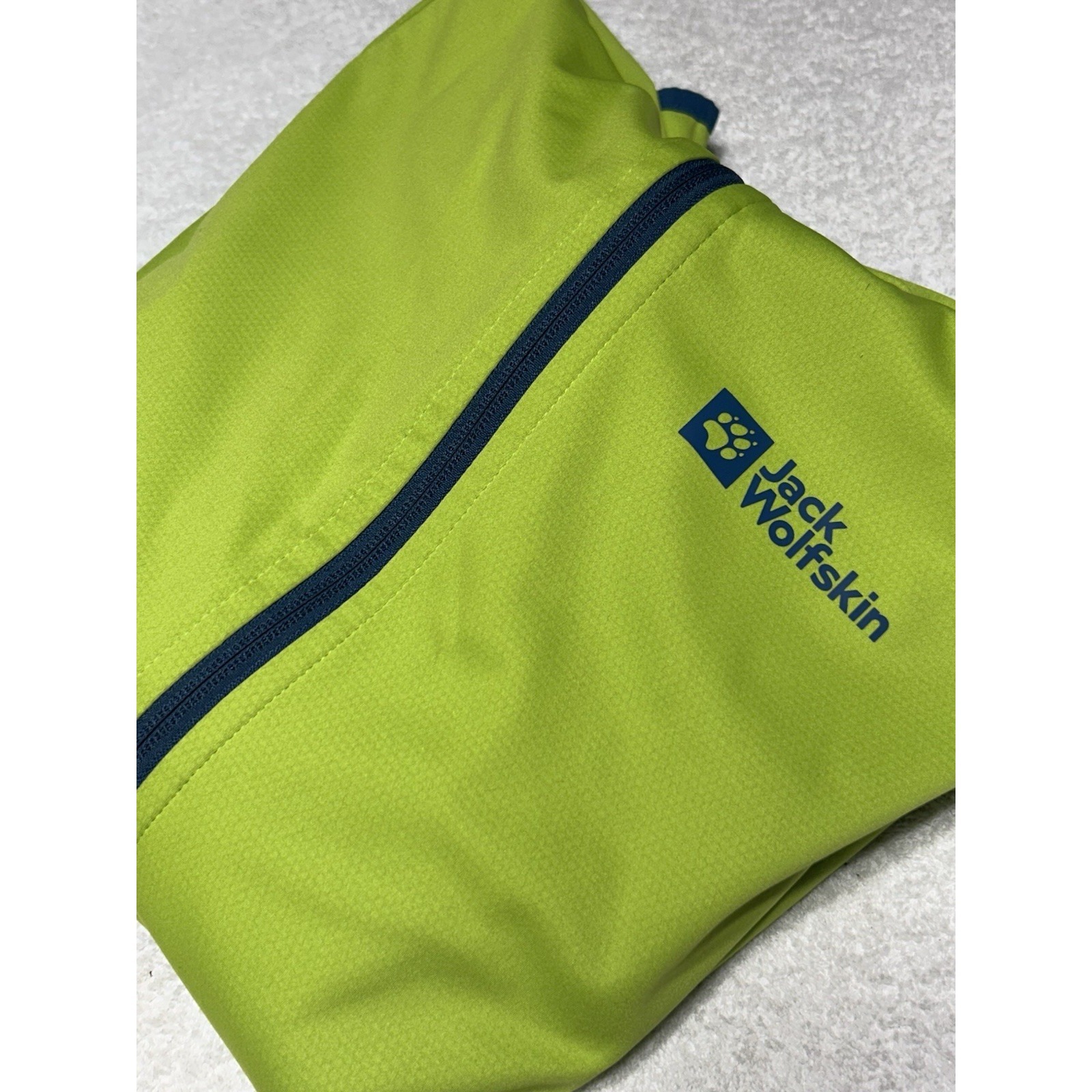 Jack Wilkins Lime Green Highest Peak Men's Small Hooded Outdoor Jacket Nwot
